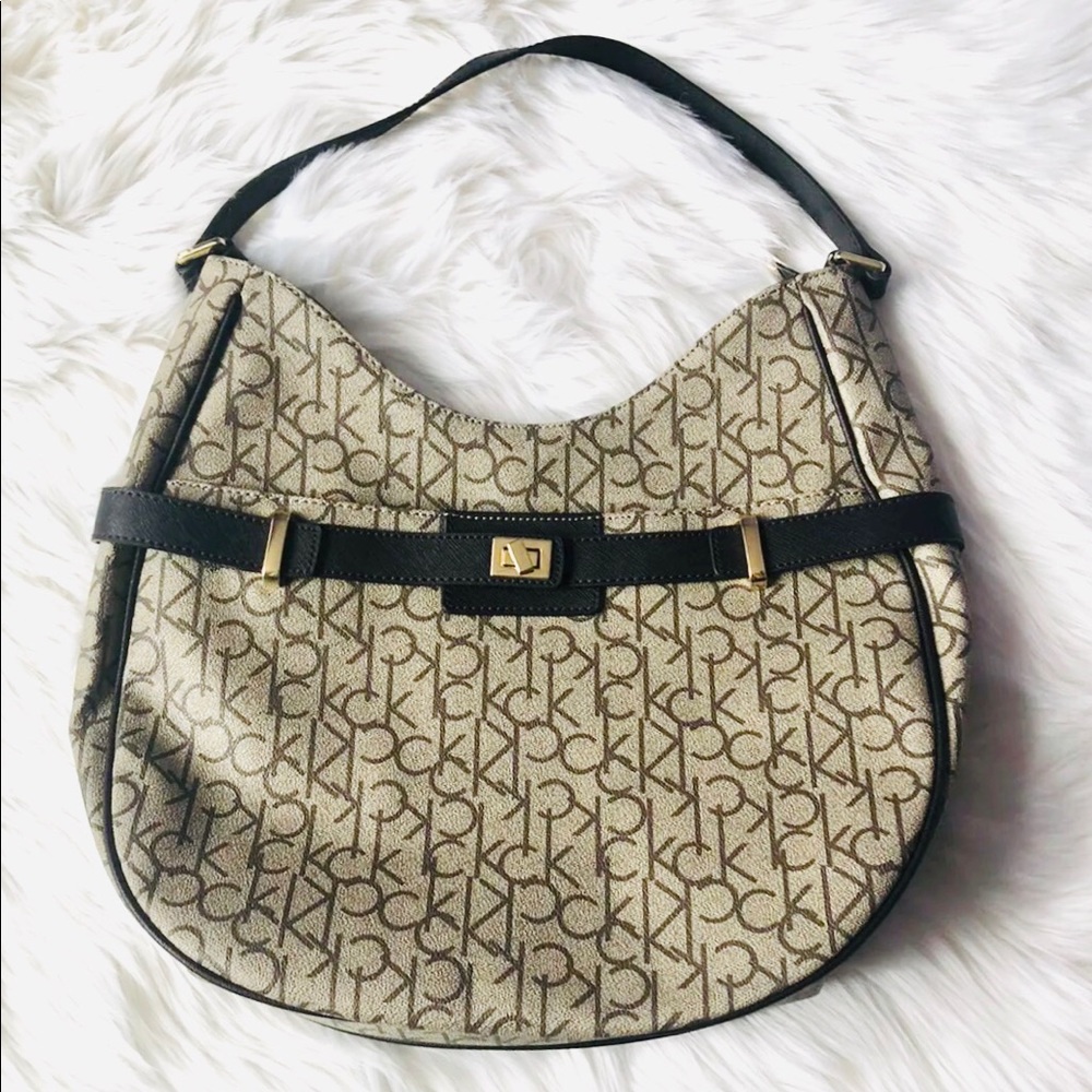 ✨ Calvin Klein hobo handbag; handheld purse
